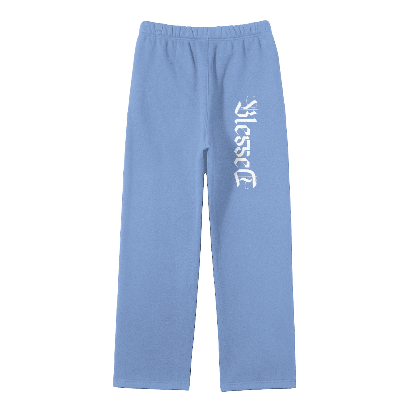 Streetwear Unisex Solid Color Fleece Straight Leg Pants