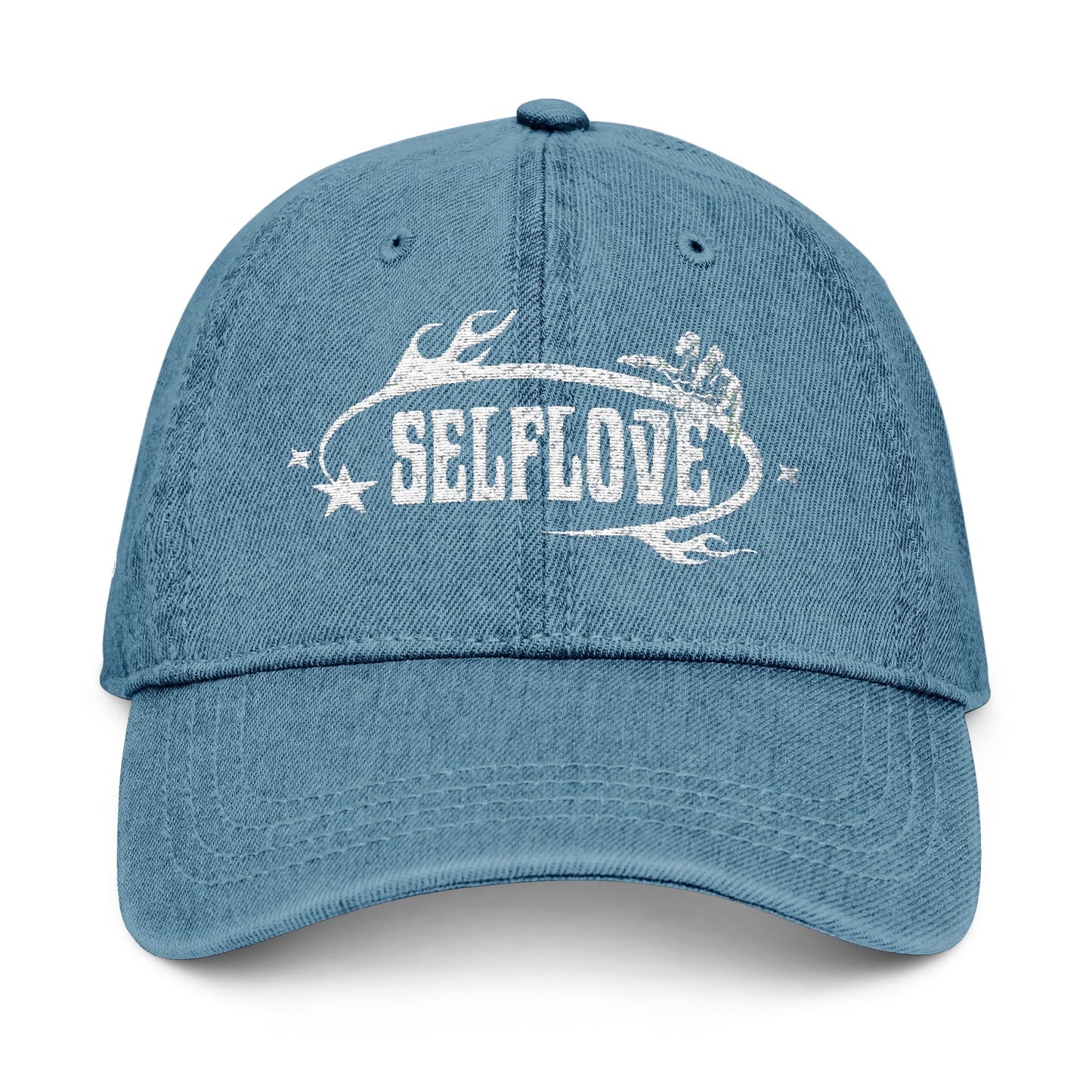 Embroidered Denim Hat - SL