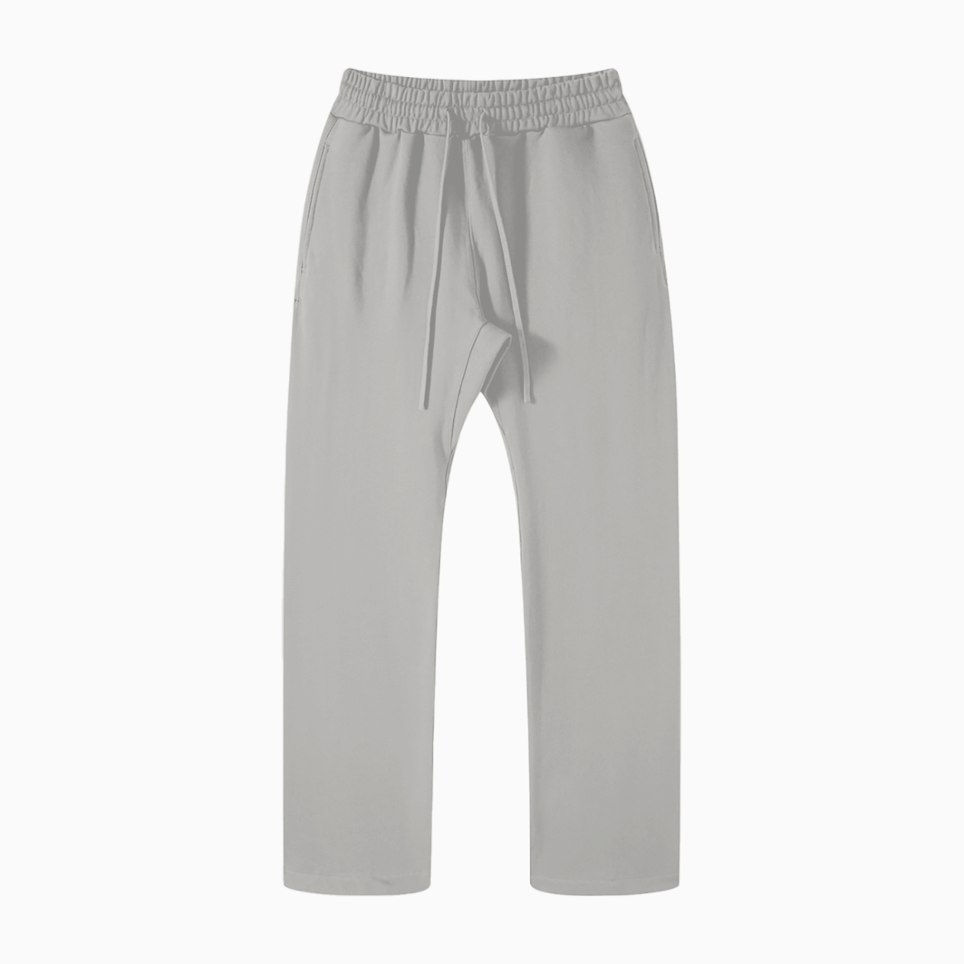 Solid Color Straight Leg Pants