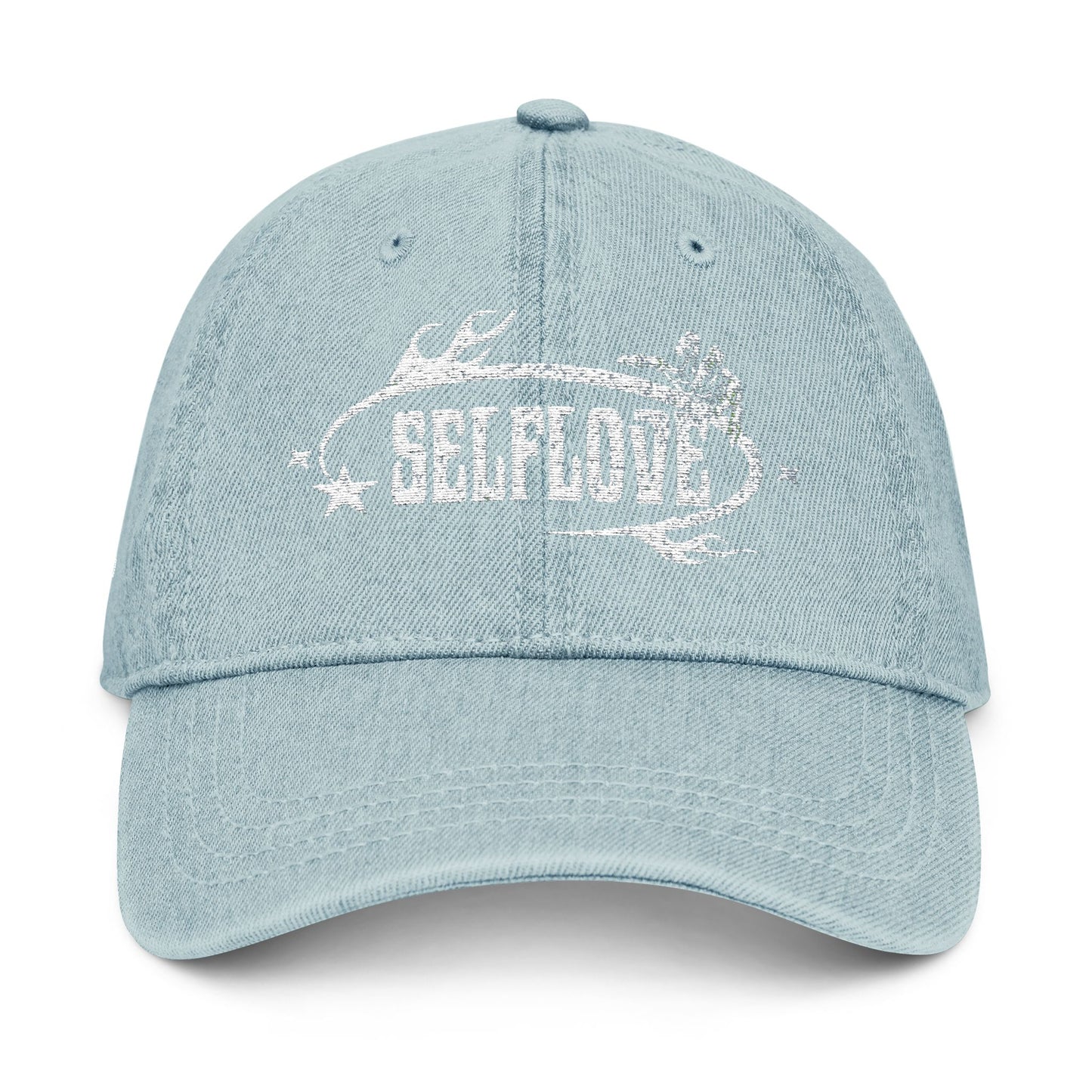 Embroidered Denim Hat - SL