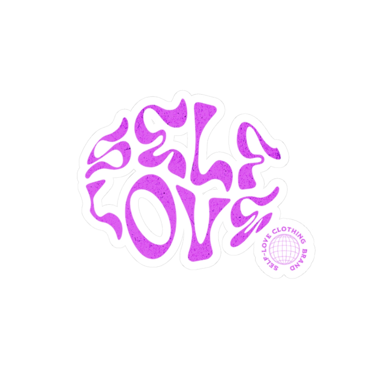 Self Love Kiss-Cut Stickers | Positive Affirmation, Laptop Decals, Water Bottle Stickers, Planner Decor, Gift Ideas