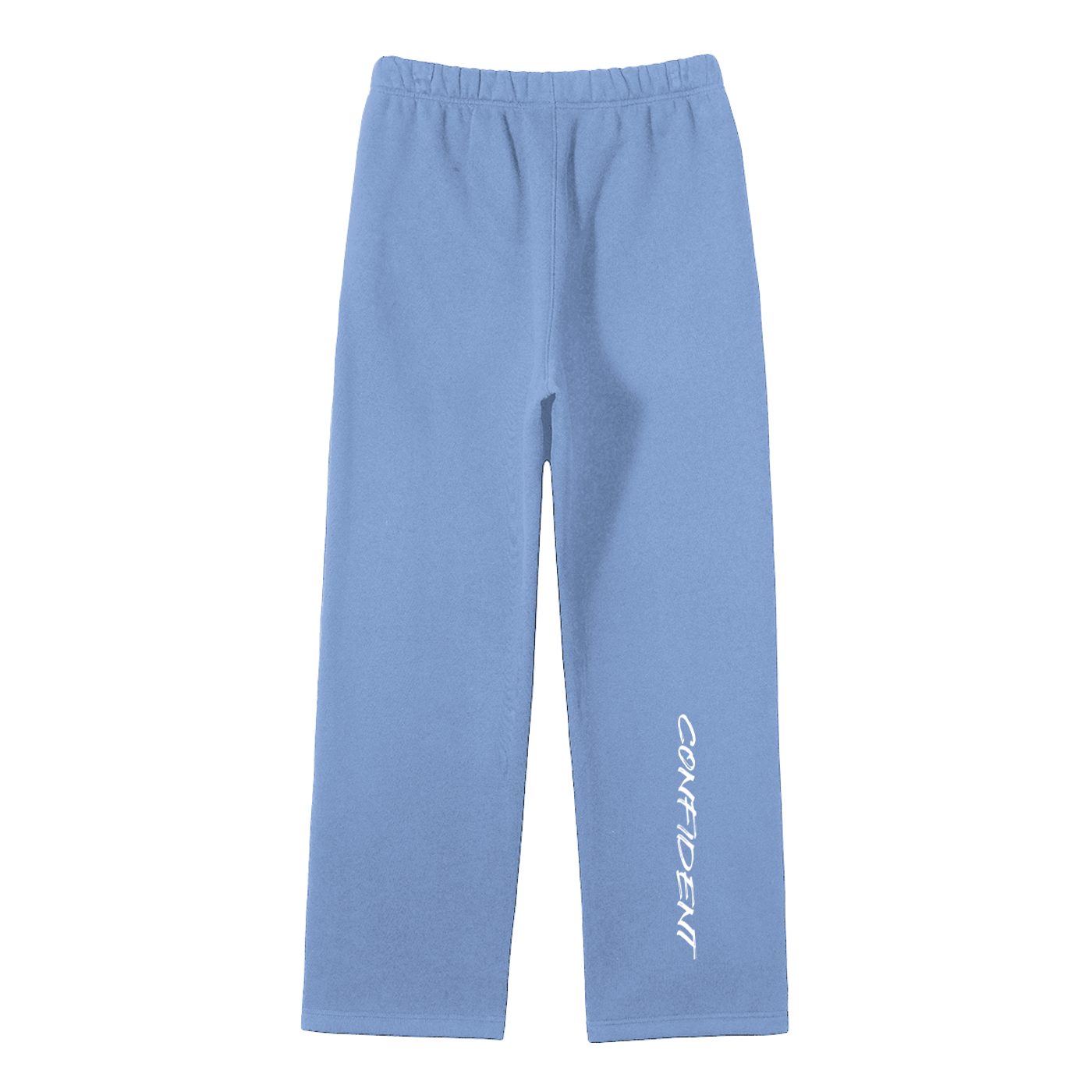 Streetwear Unisex Solid Color Fleece Straight Leg Pants