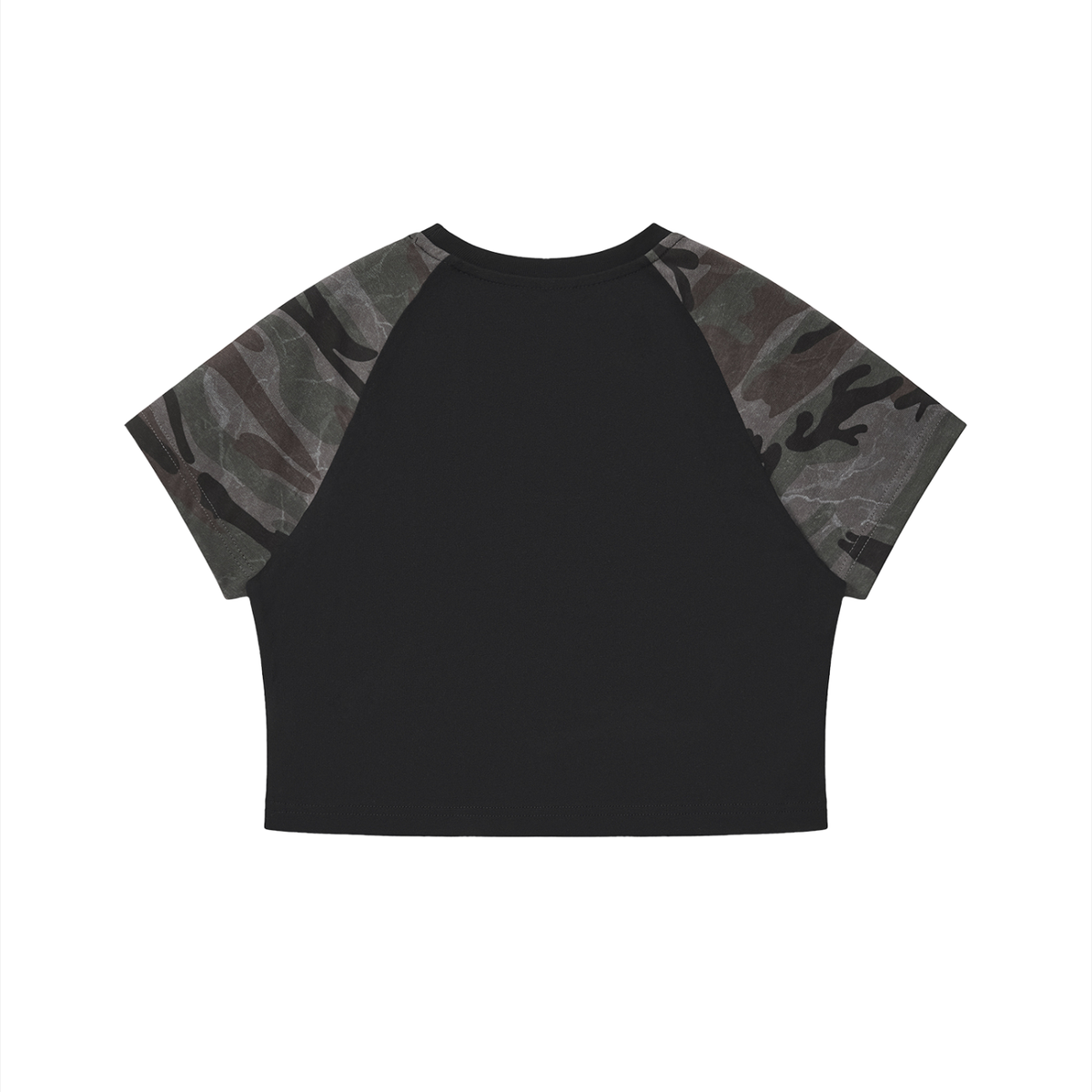 Women’s Black Camo Crop