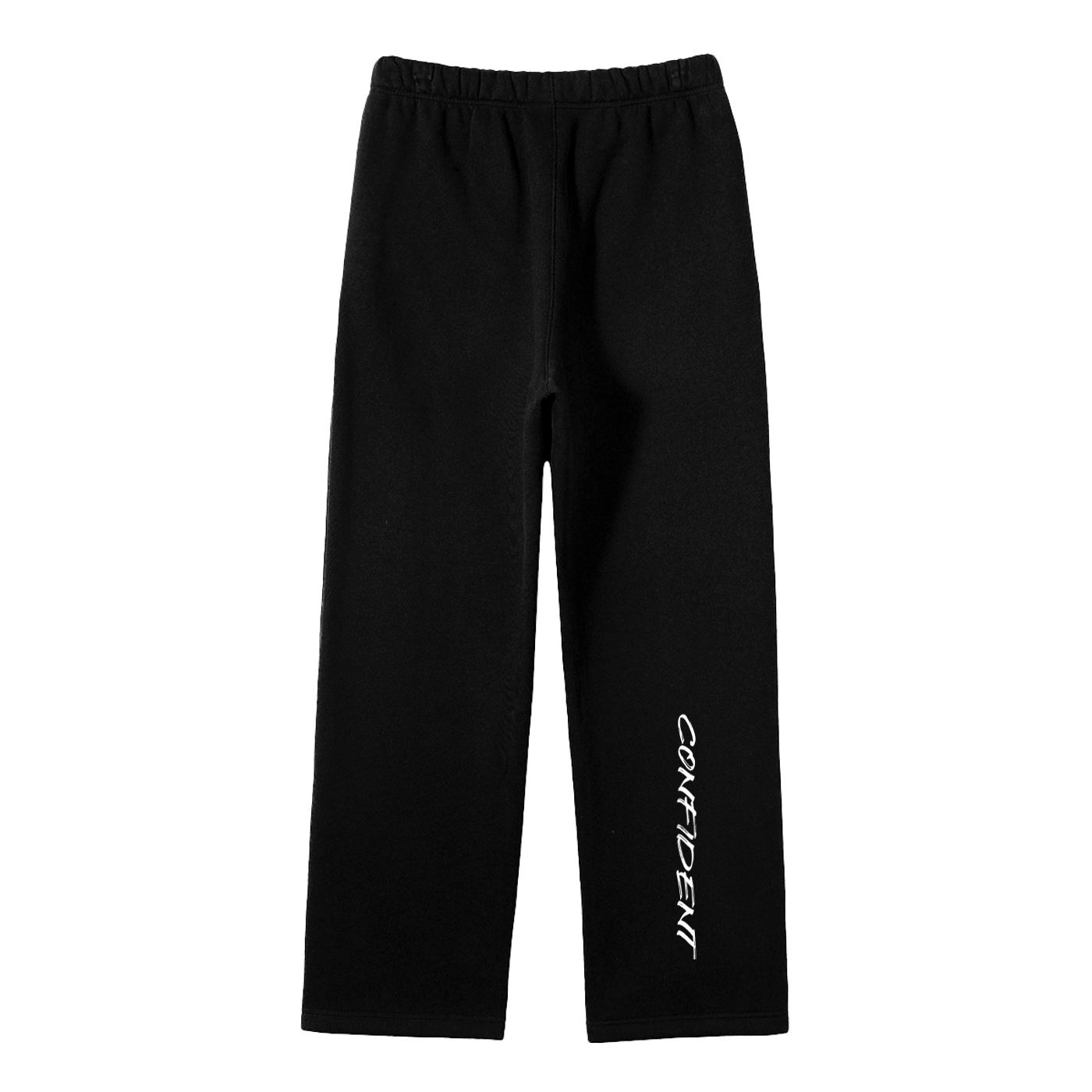 Streetwear Unisex Solid Color Fleece Straight Leg Pants