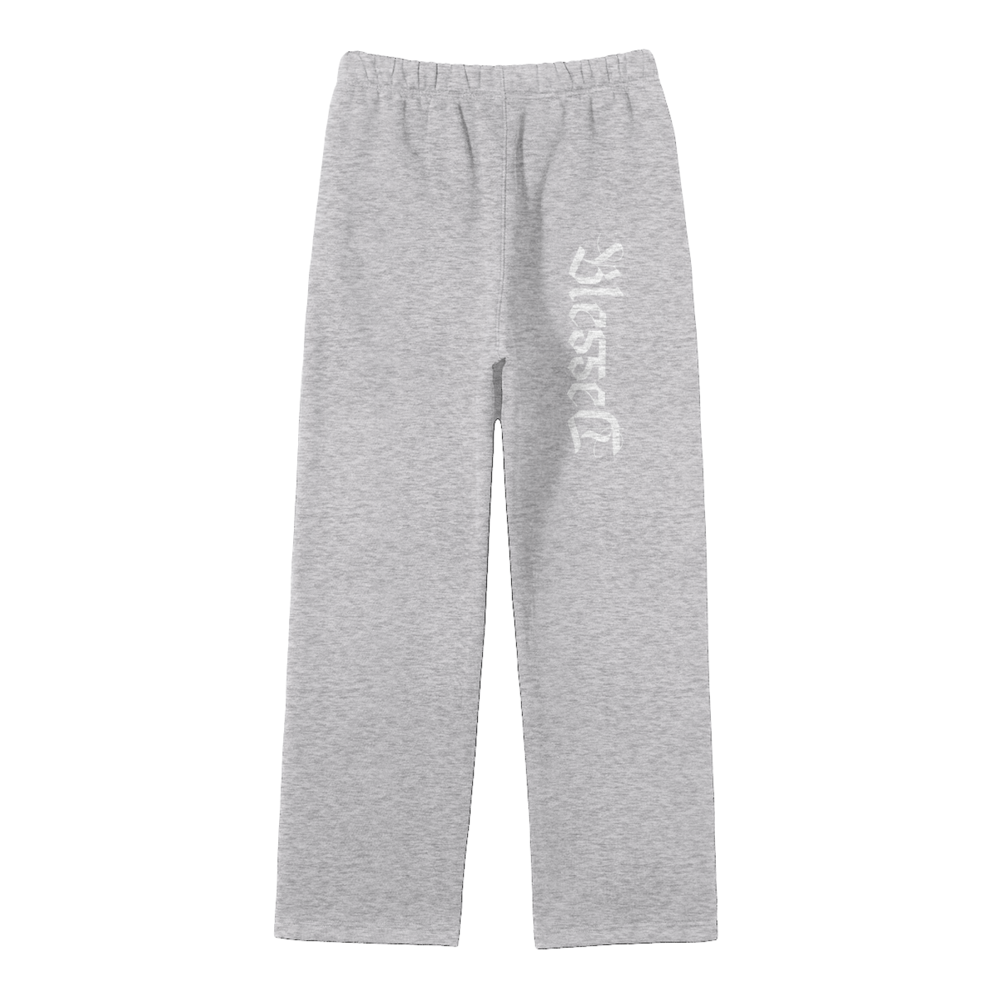 Streetwear Unisex Solid Color Fleece Straight Leg Pants