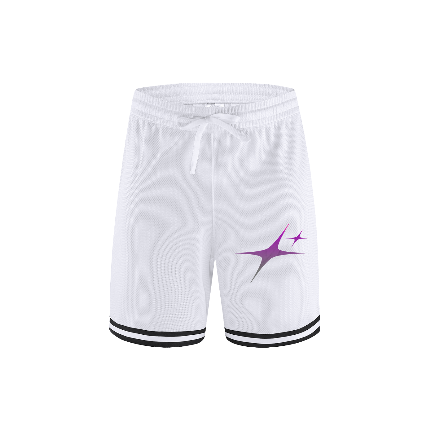 Classic Stripe Trim Basketball Shorts