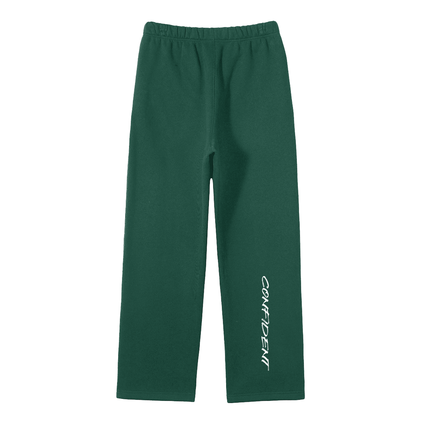 Streetwear Unisex Solid Color Fleece Straight Leg Pants