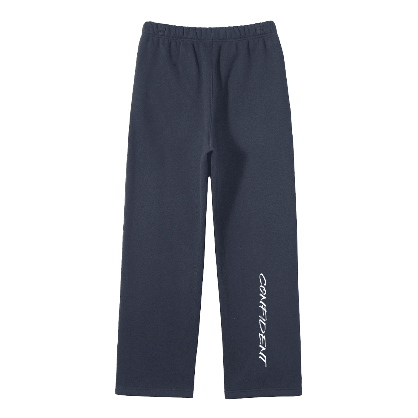 Streetwear Unisex Solid Color Fleece Straight Leg Pants
