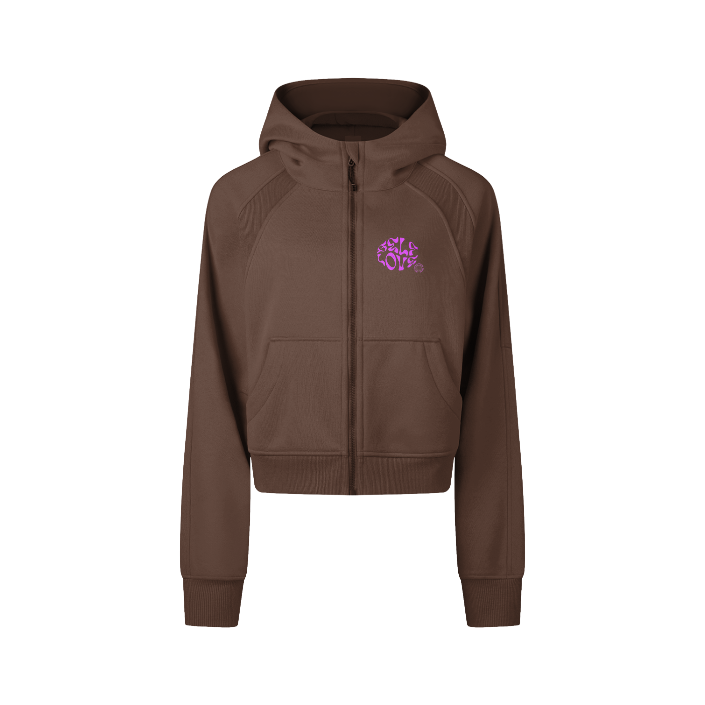 SL Cropped Zip Hoodie