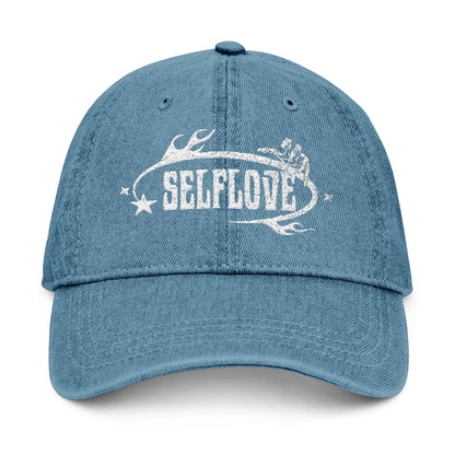 Embroidered Denim Hat - SL