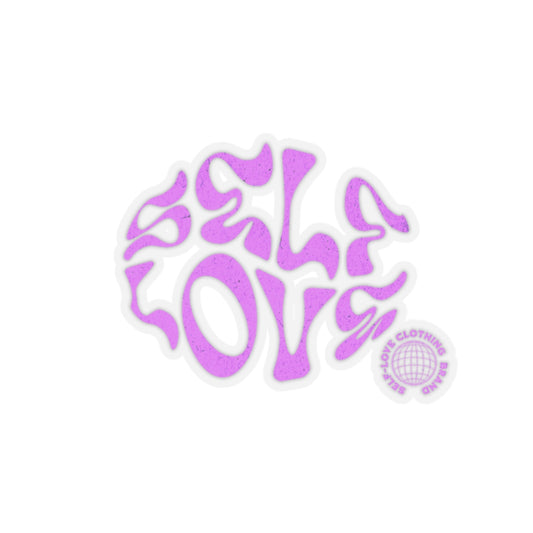 Self Love Kiss-Cut Stickers | Positive Affirmation, Laptop Decals, Water Bottle Stickers, Planner Decor, Gift Ideas