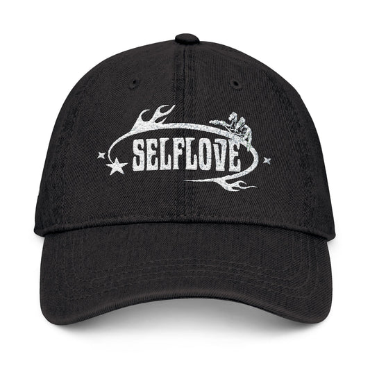 Embroidered Denim Hat - SL