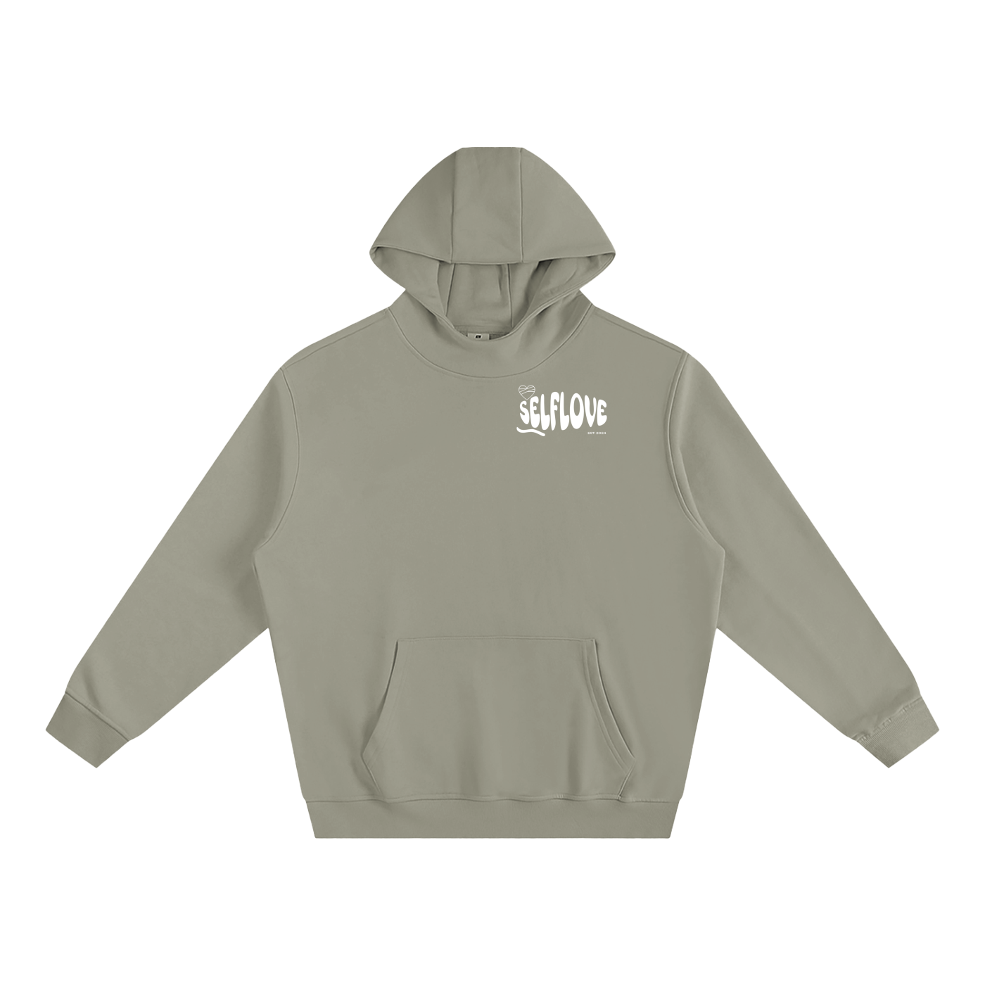 Fleeced High Neck Hoodie