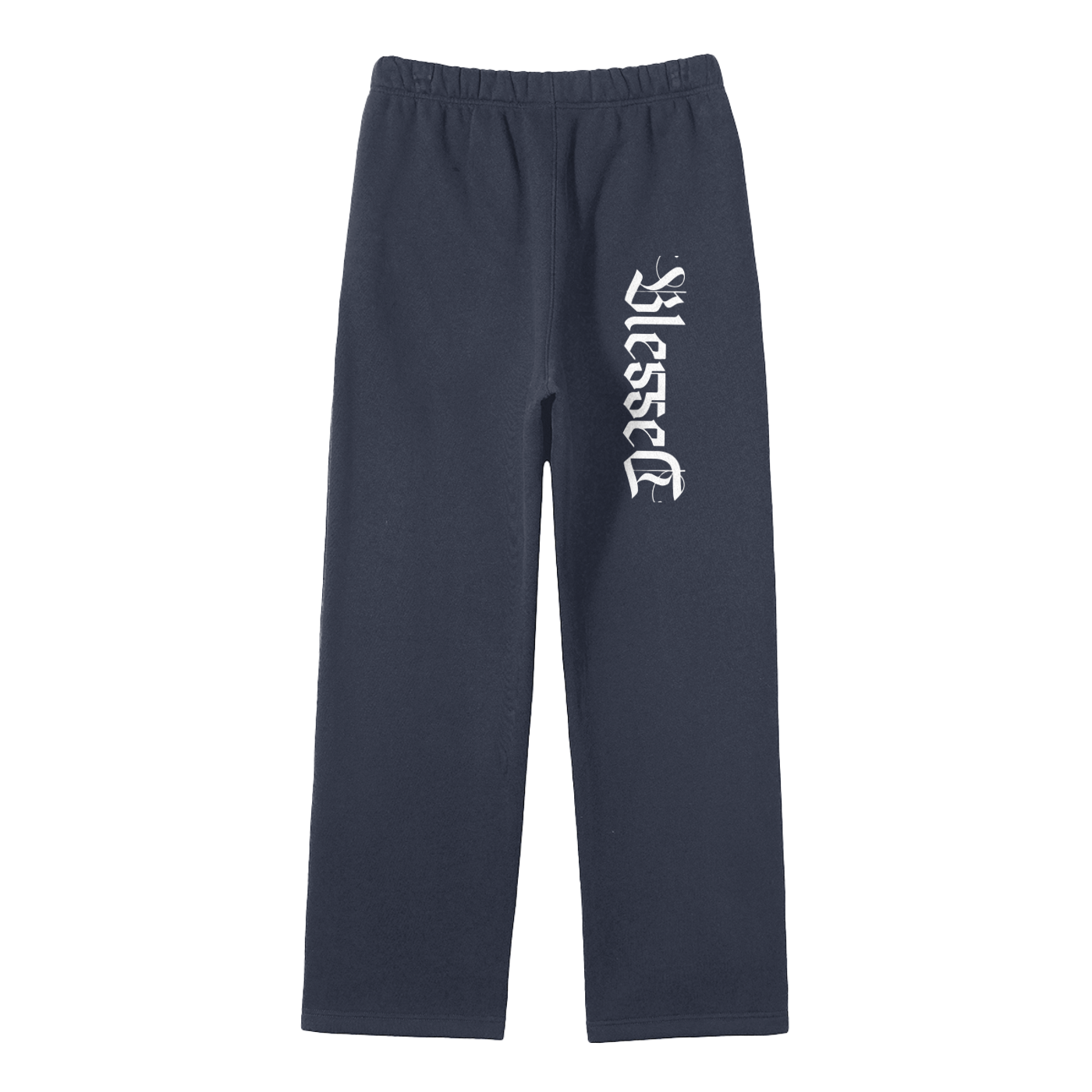 Streetwear Unisex Solid Color Fleece Straight Leg Pants