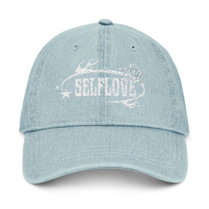 Embroidered Denim Hat - SL