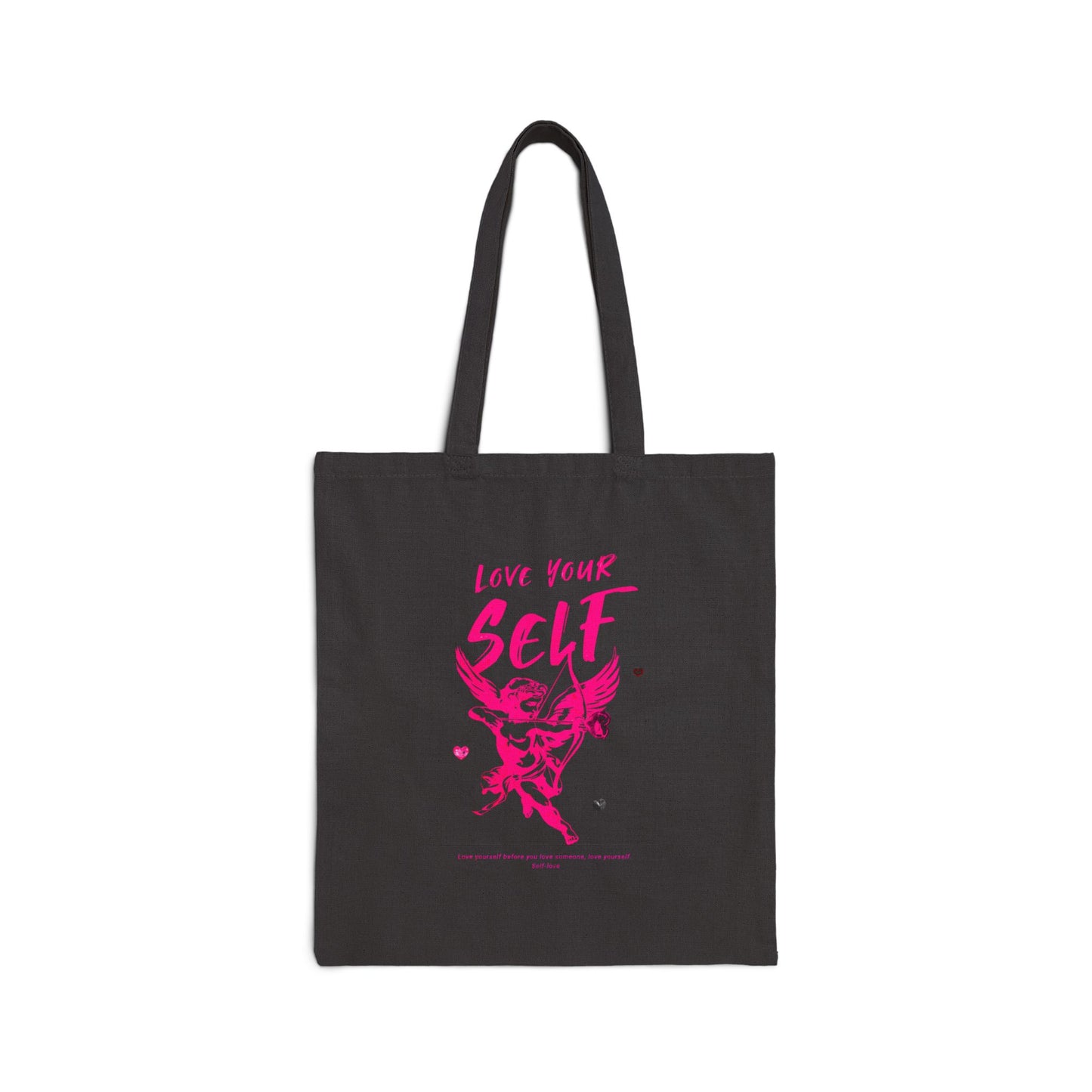 Love Your Self Cotton Canvas Tote Bag - Eco-Friendly, Stylish Carryall