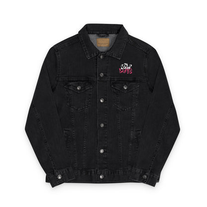 Embroidered Selflove Denim Jacket