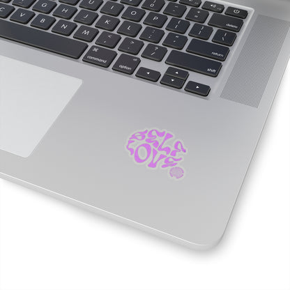 Self Love Kiss-Cut Stickers | Positive Affirmation, Laptop Decals, Water Bottle Stickers, Planner Decor, Gift Ideas