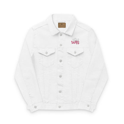 Embroidered Selflove Denim Jacket