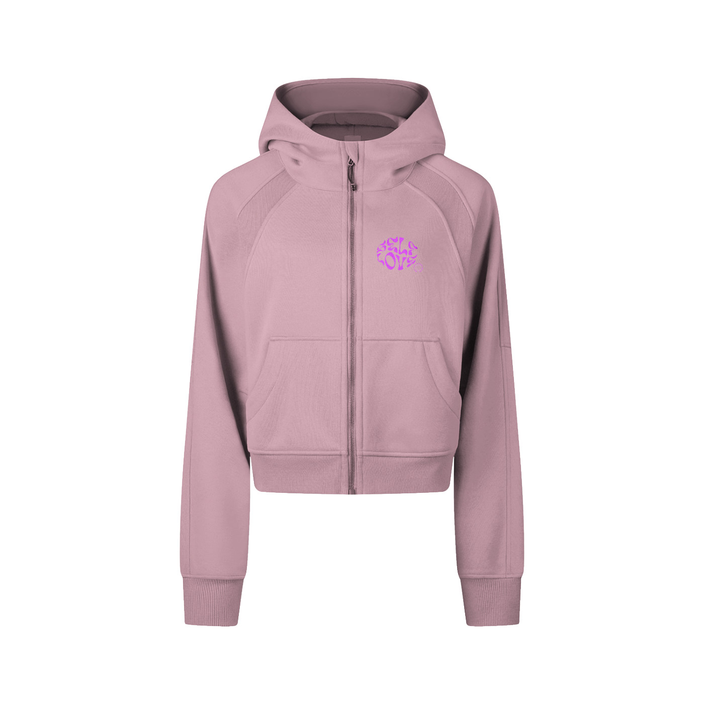 SL Cropped Zip Hoodie
