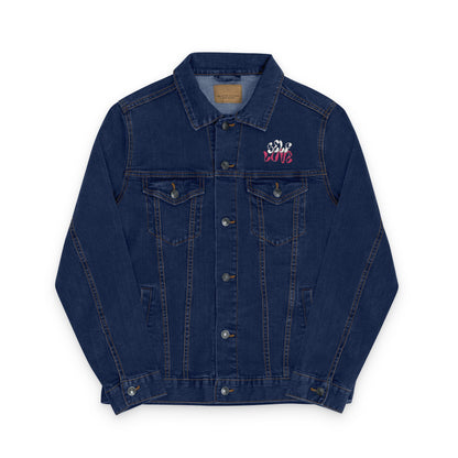 Embroidered Selflove Denim Jacket