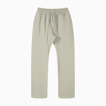 Solid Color Straight Leg Pants