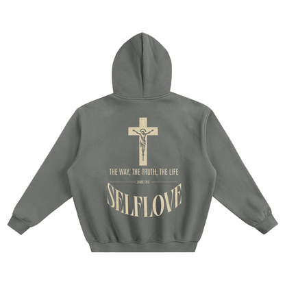 Fleeced Boxy Hoodie