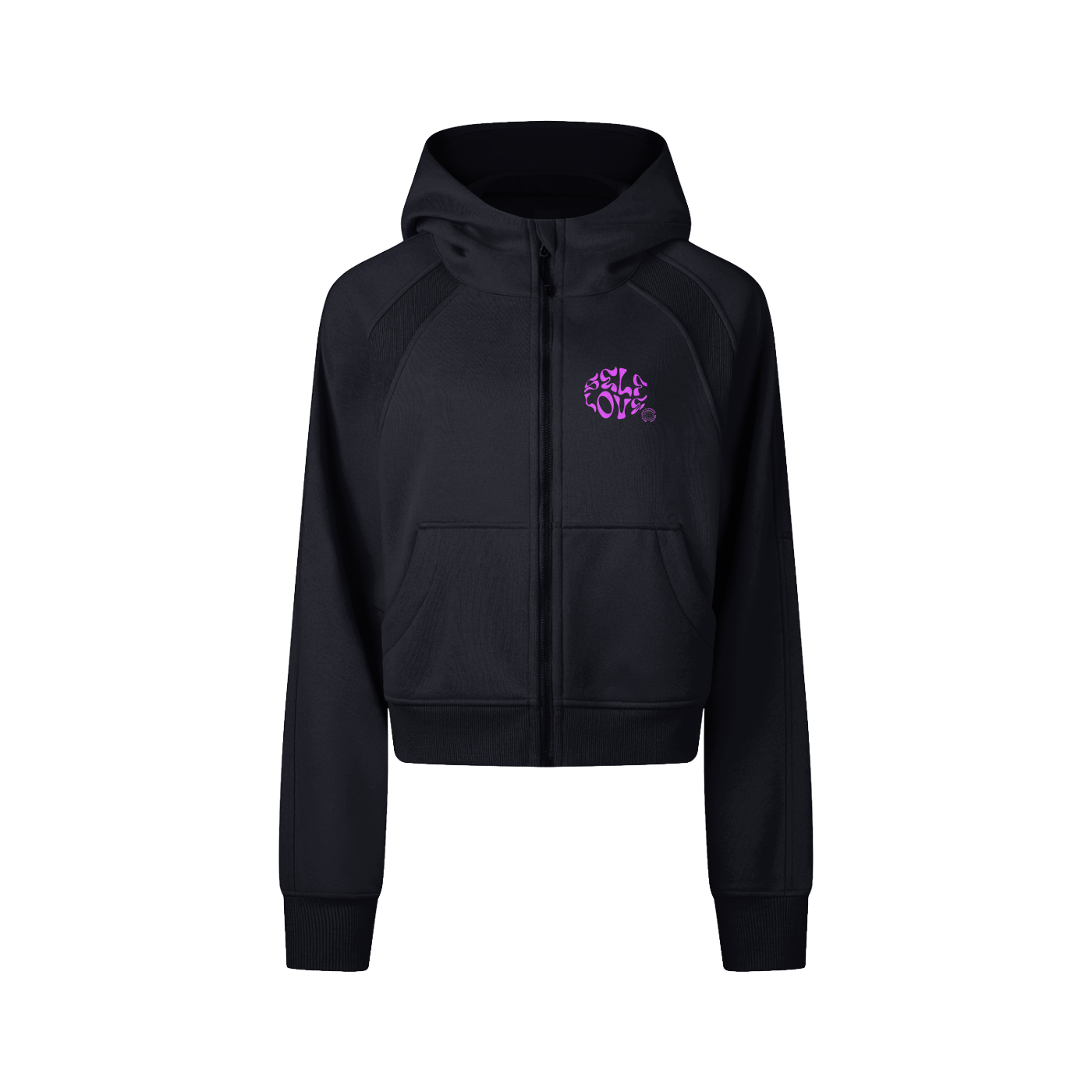 SL Cropped Zip Hoodie