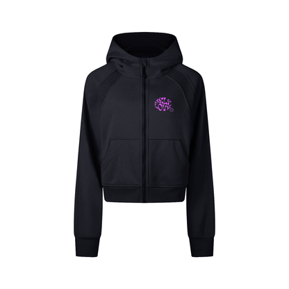 SL Cropped Zip Hoodie