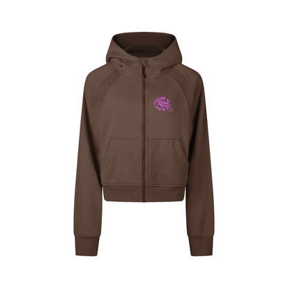 SL Cropped Zip Hoodie